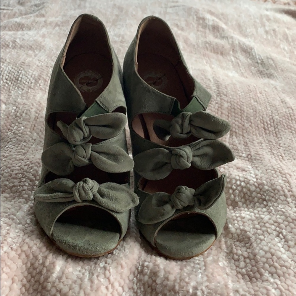 Anthropologie Sage Suade Heels